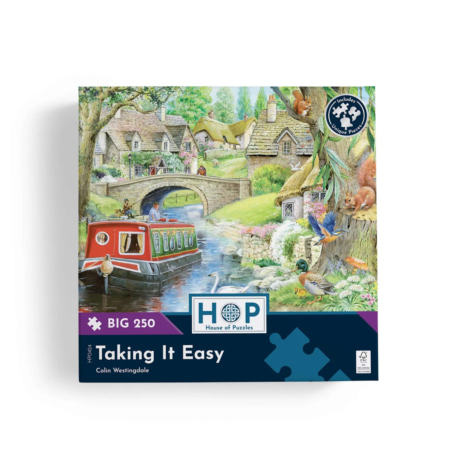 House of Puzzles BIG Taking It Easy puslespil 250 store brikker