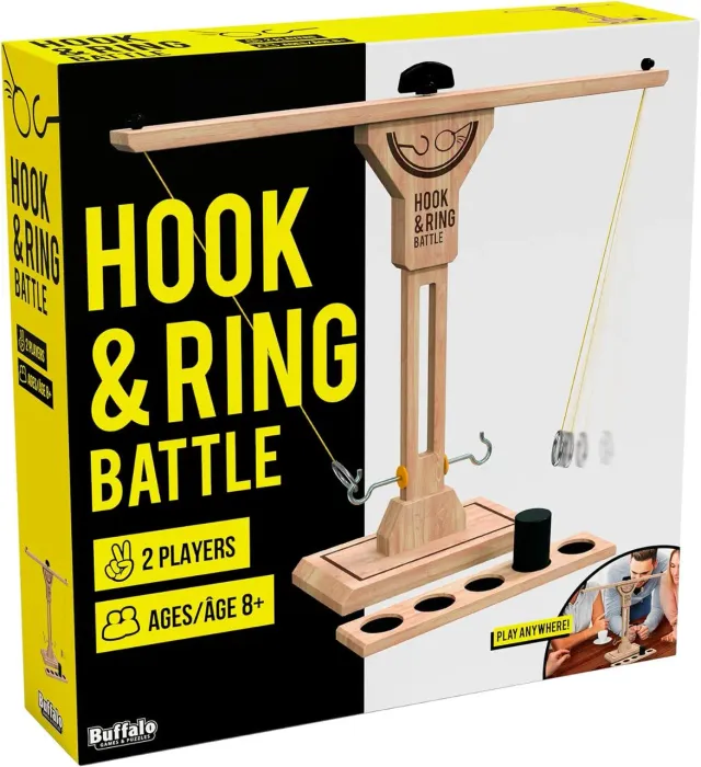 Buffalo Games Hook & Ring Battle bordspil 2 spillere træ