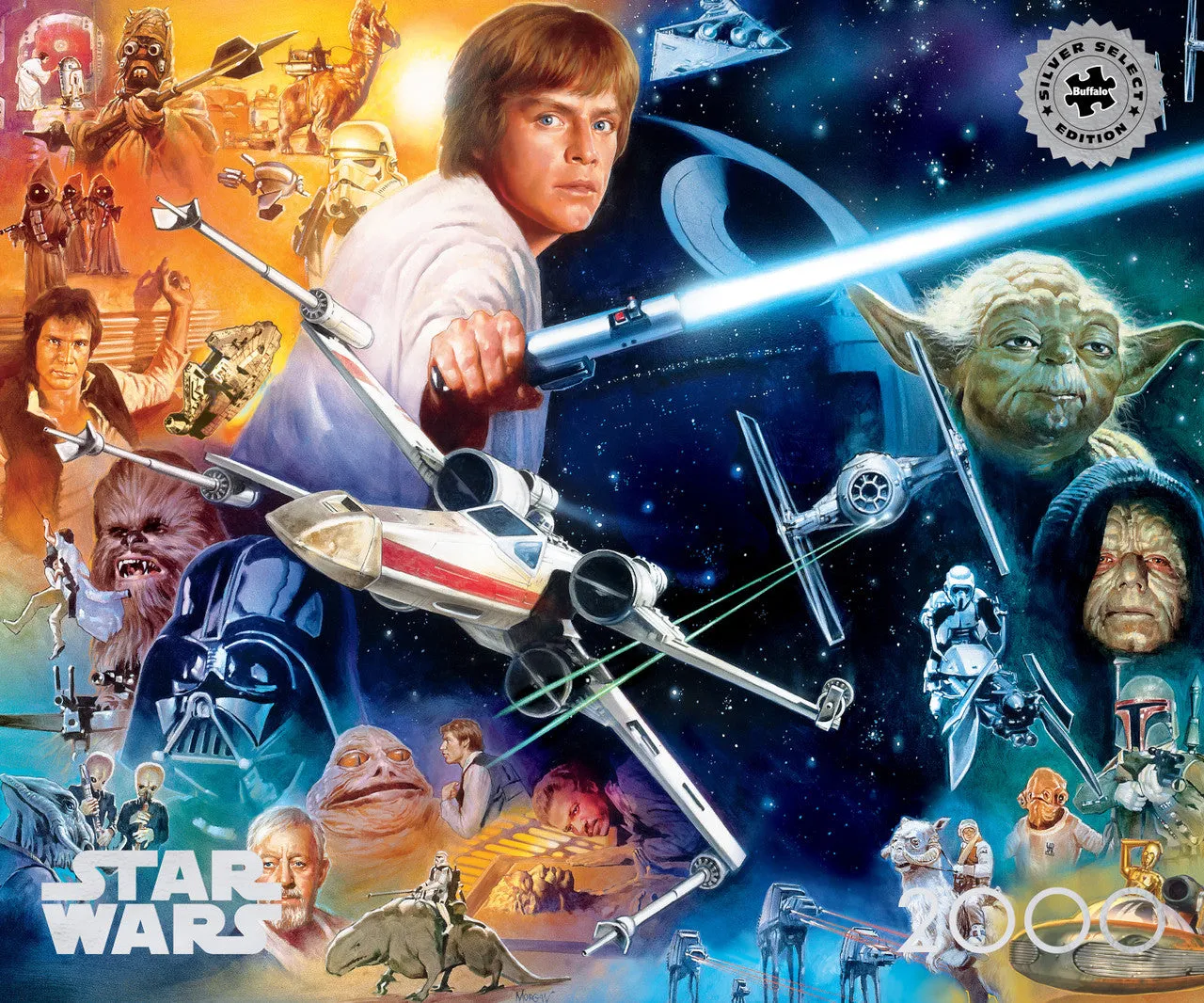 Buffalo Games Silver Select Star Wars puslespil 2000 brikker
