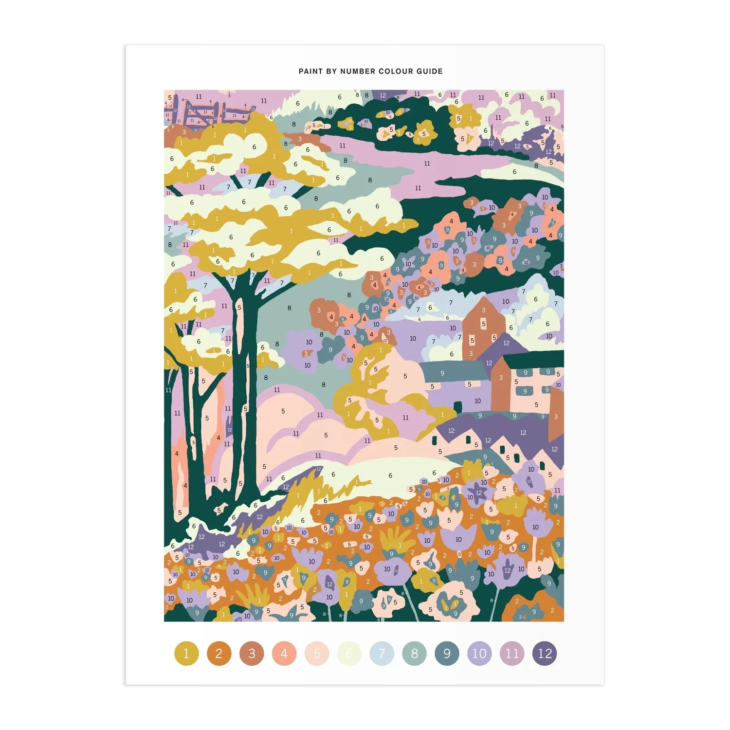 Galison Liberty Coastal Parade mal efter tal 9x12 kyst