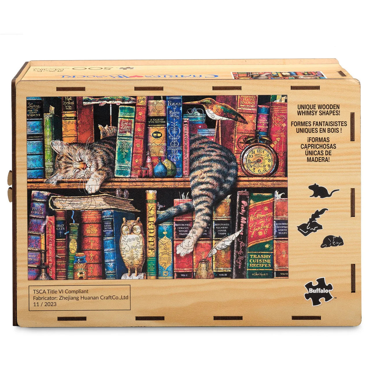 Buffalo Games Charles Wysocki Frederick træpuslespil 500 brikker