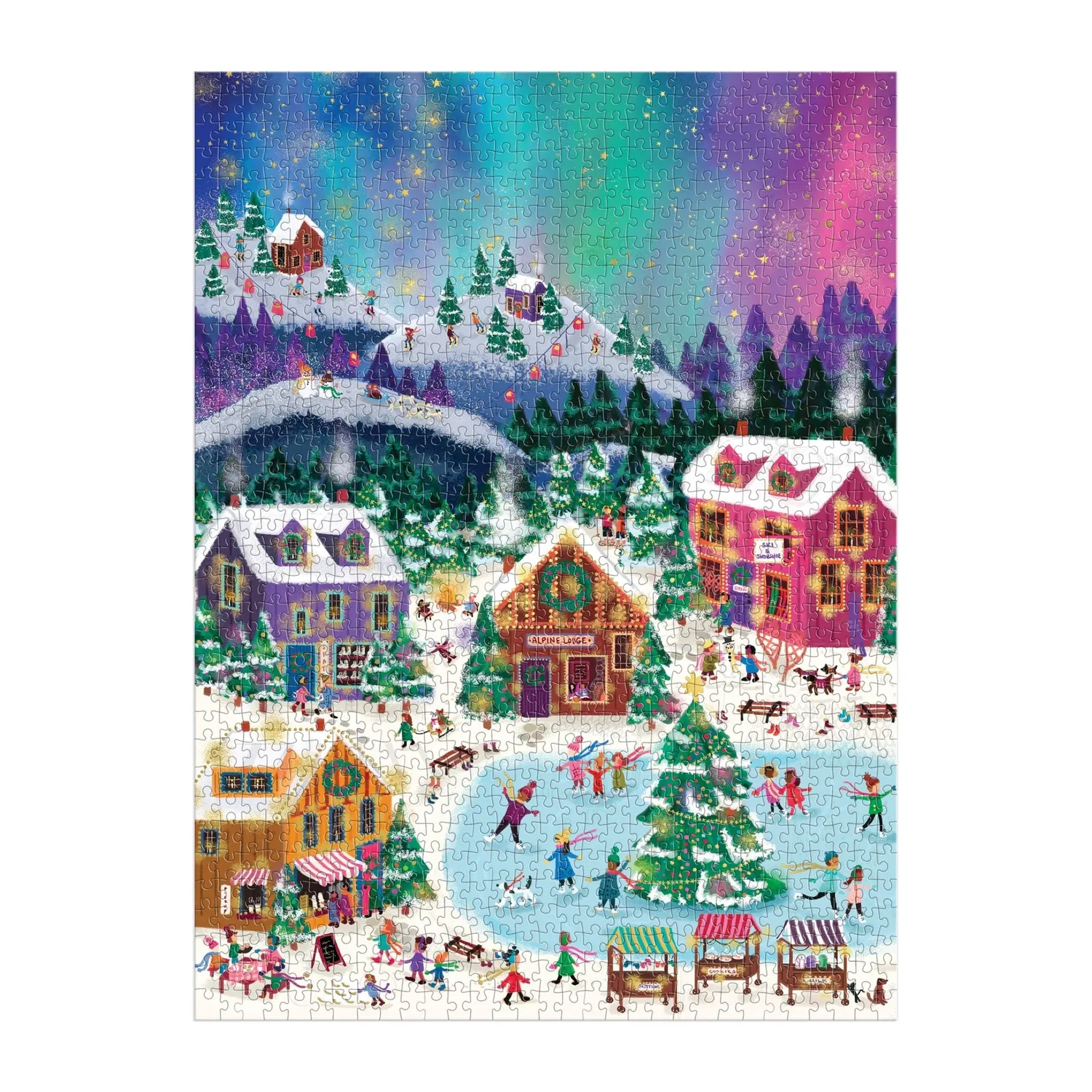 Good Puzzle Co. Joy Laforme Northern Lights puslespil 1000 foil