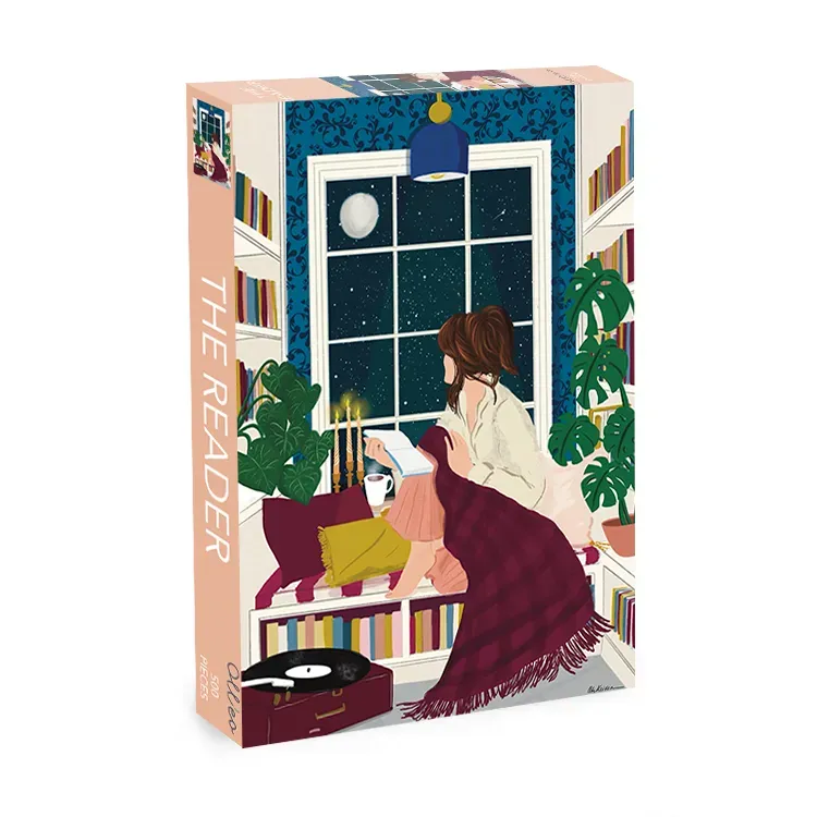 Olleo The Reader puslespil 500 brikker bibliotek