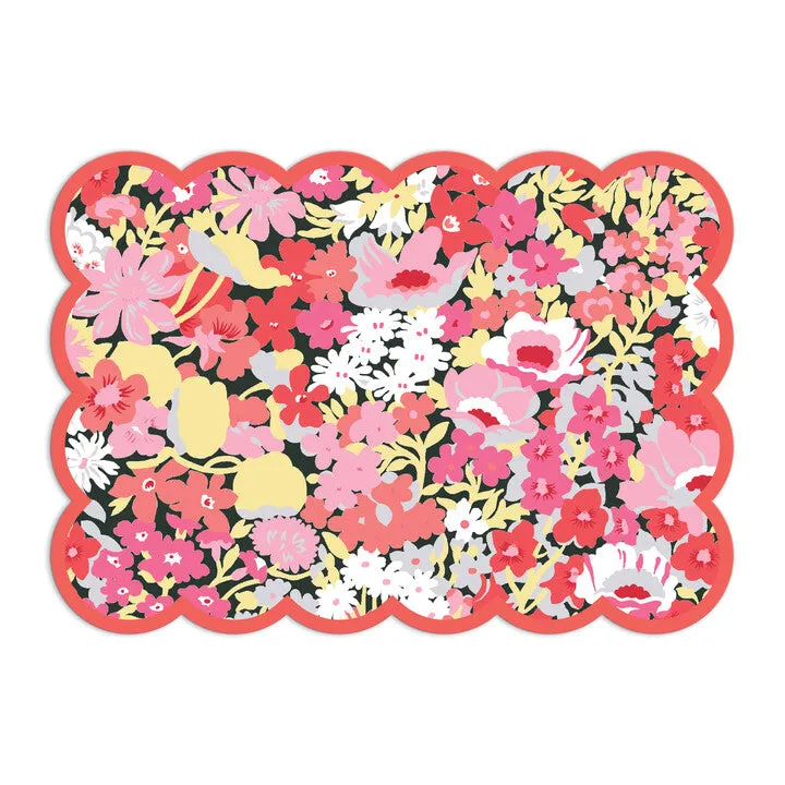 Galison Liberty Scalloped brevkort 8 stk blomster