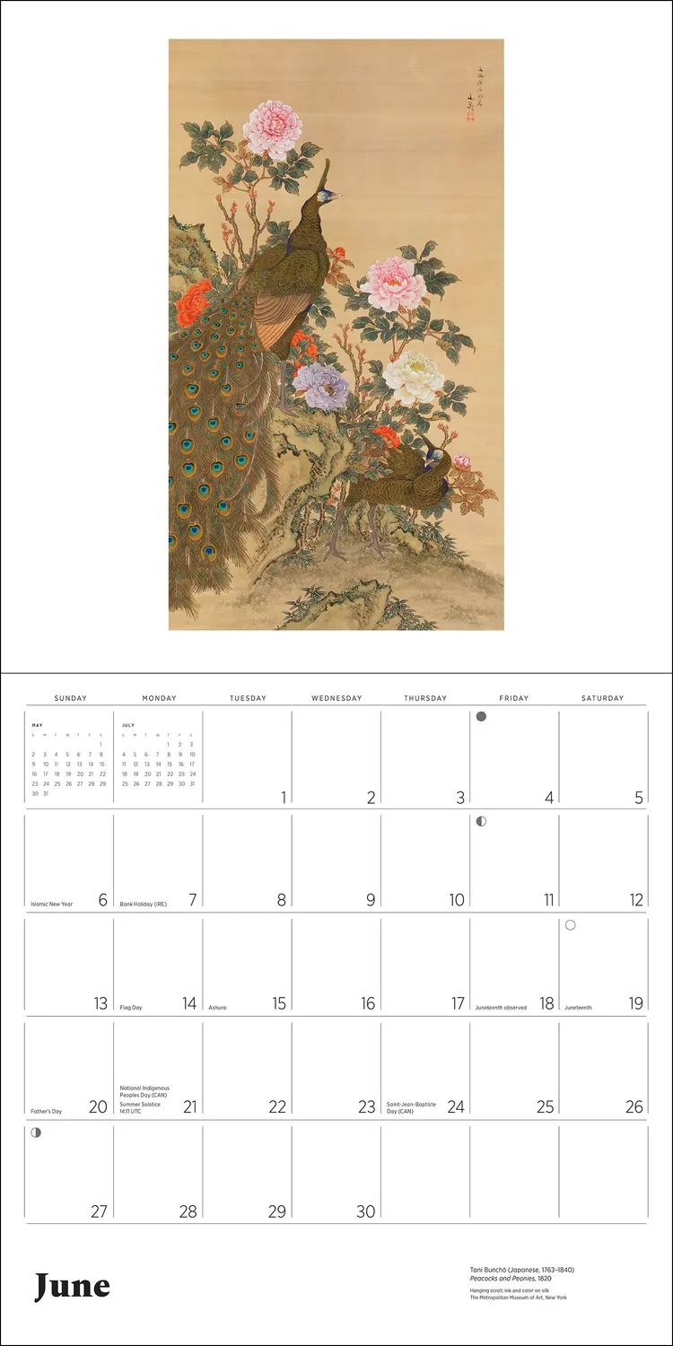 Pomegranate Dreams of Edo vægkalender 2027 japansk kunst