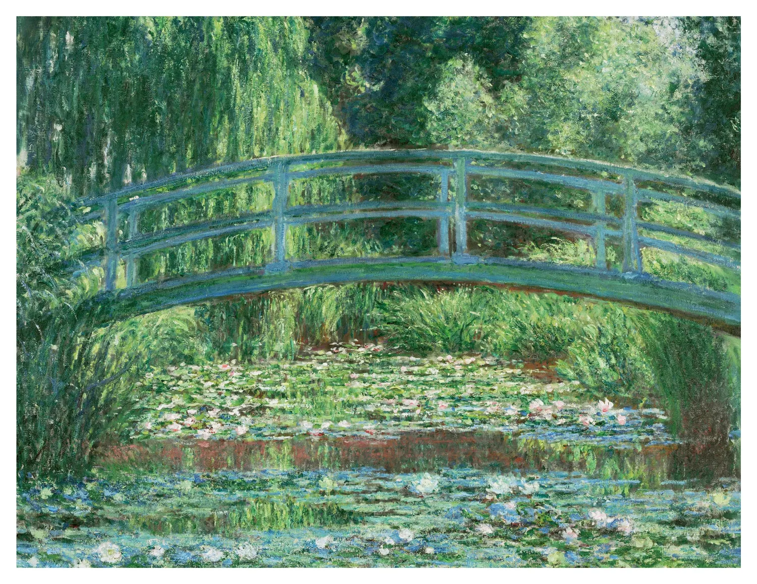 Pomegranate Claude Monet Lily Pond kort 20 stk åkander