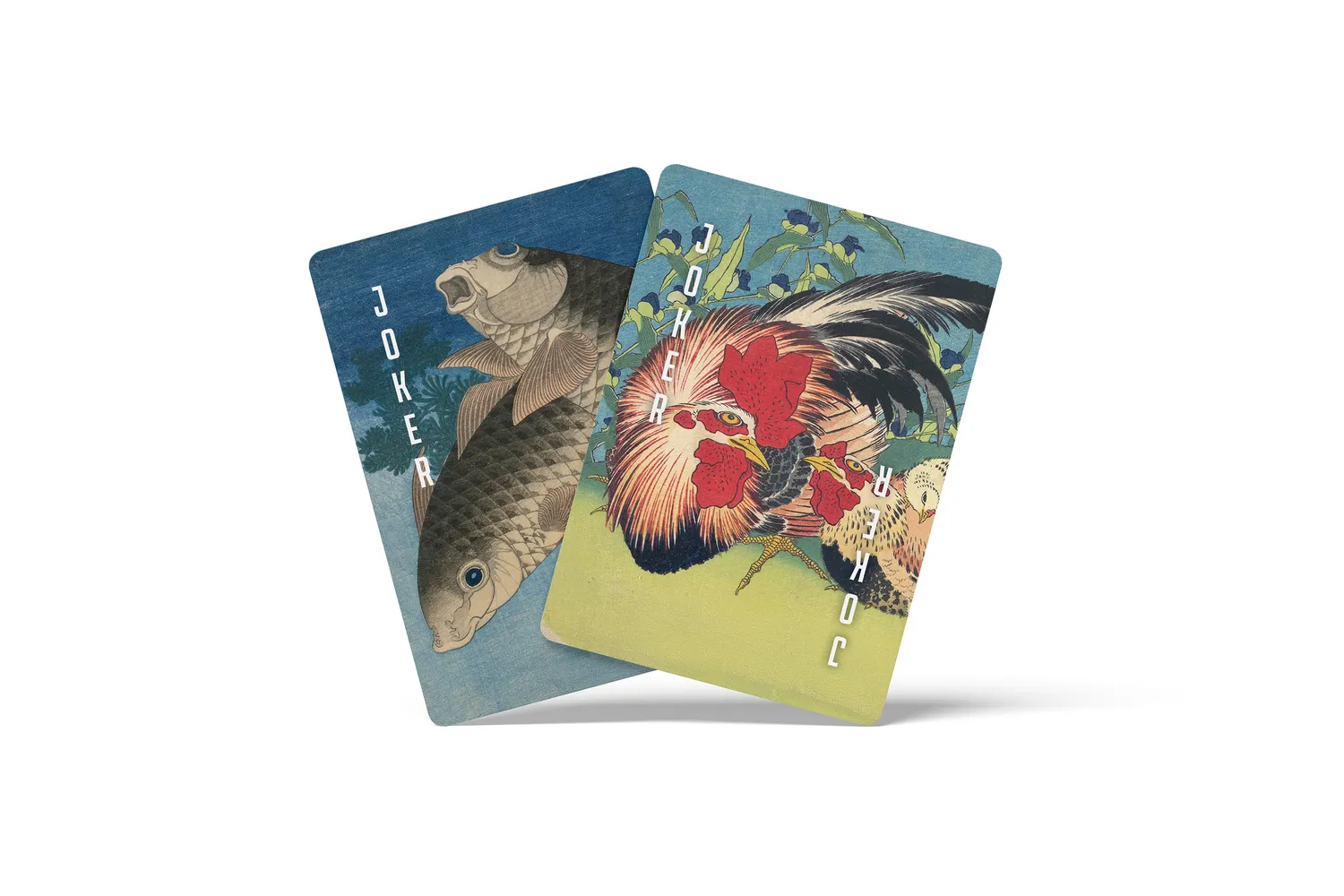 Pomegranate Hokusai spillekort landskab 52 kort