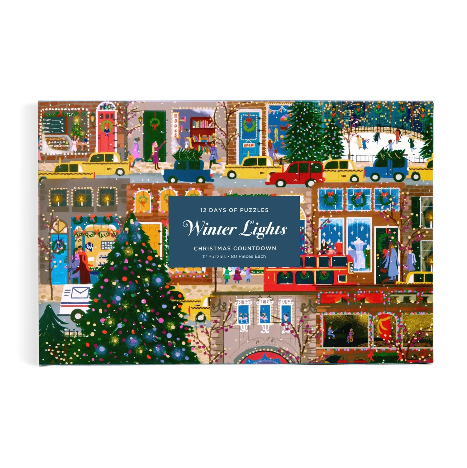 Good Puzzle Co. Laforme Winter Lights julekalender 12x80