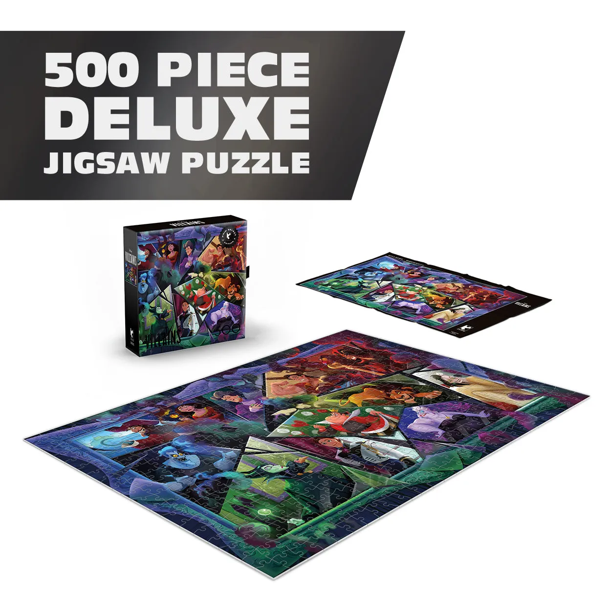 Ceaco Noir Select Disney Villains puslespil 500 brikker skurke