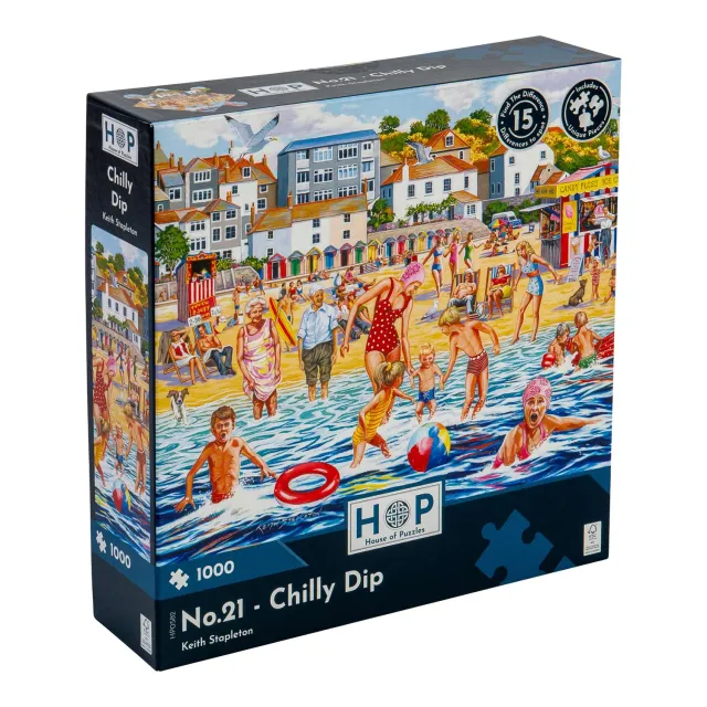House of Puzzles Chilly Dip No.21 1000 puslespil strand