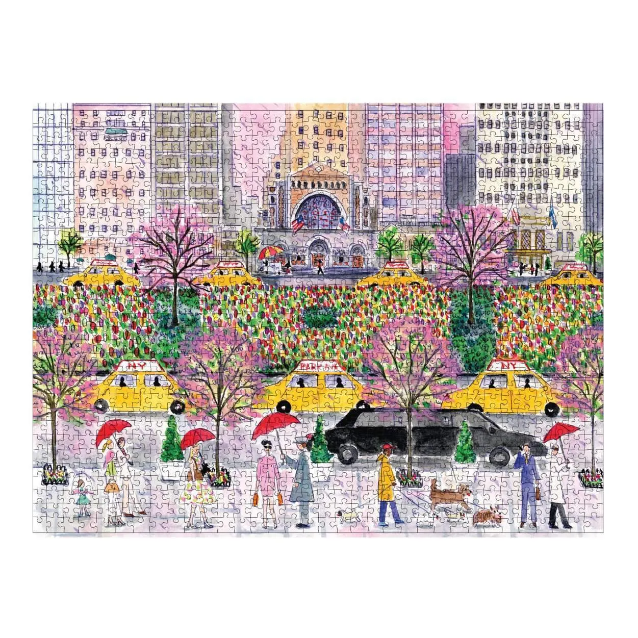 Galison Storrings Spring Park Avenue puslespil 1000 brikker by
