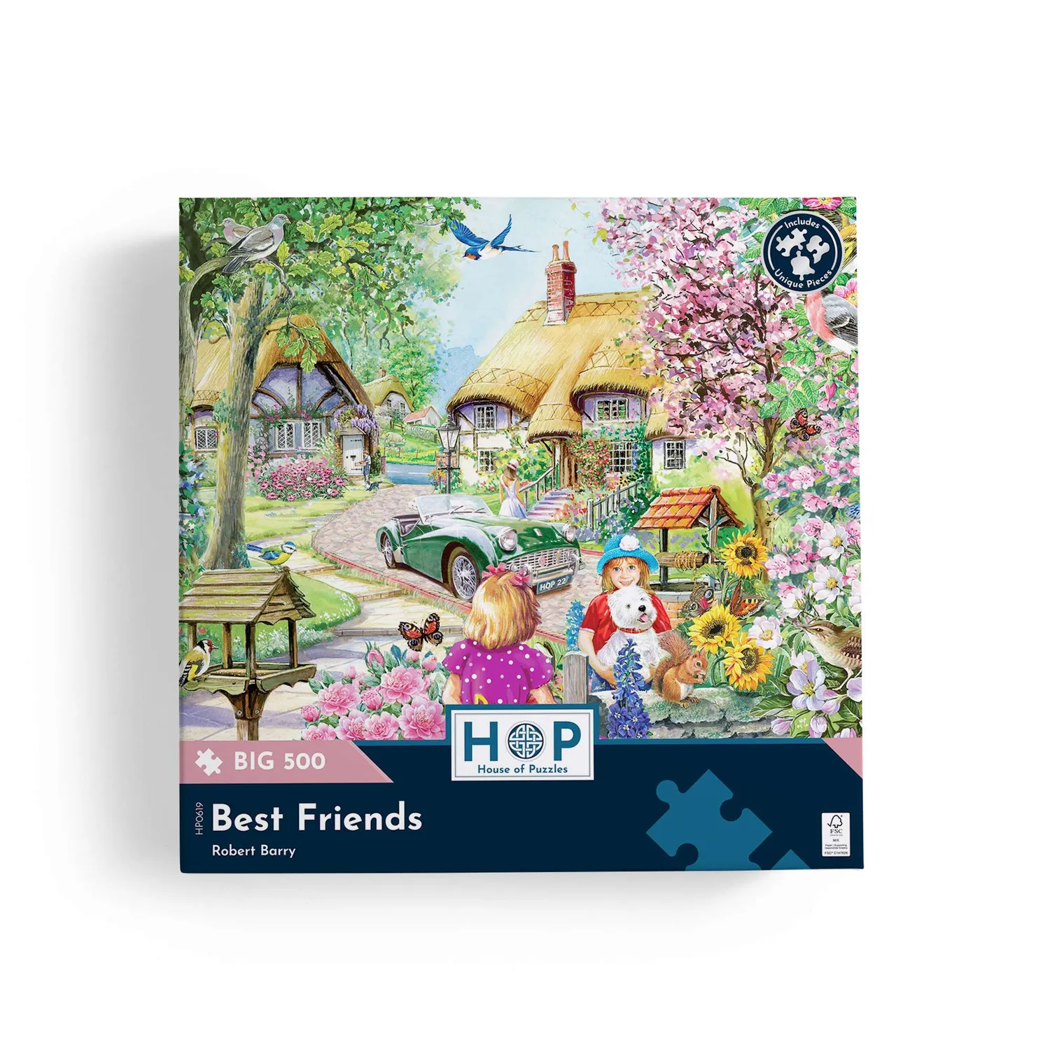 House of Puzzle Best Friends BIG 500 puslespil 500 brikker store