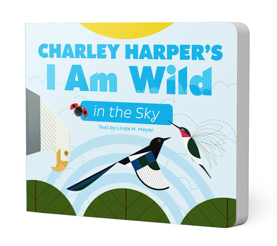 Pomegranate Charley Harper I Am Wild in the Sky board book fugle