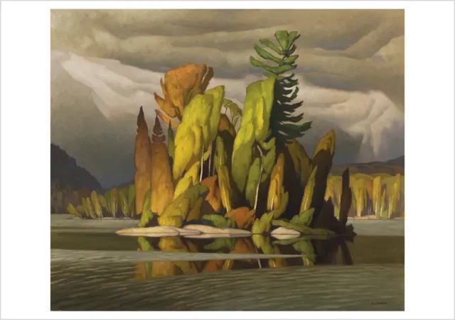 Pomegranate A. J. Casson Little Island kort enkelt landskab
