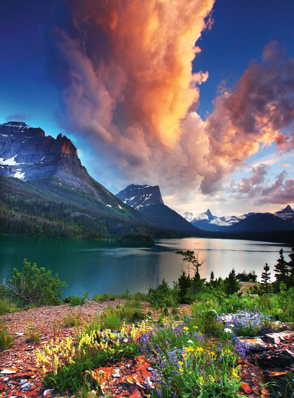 Buffalo Games Gold Glacier Park puslespil 1000 brikker natur