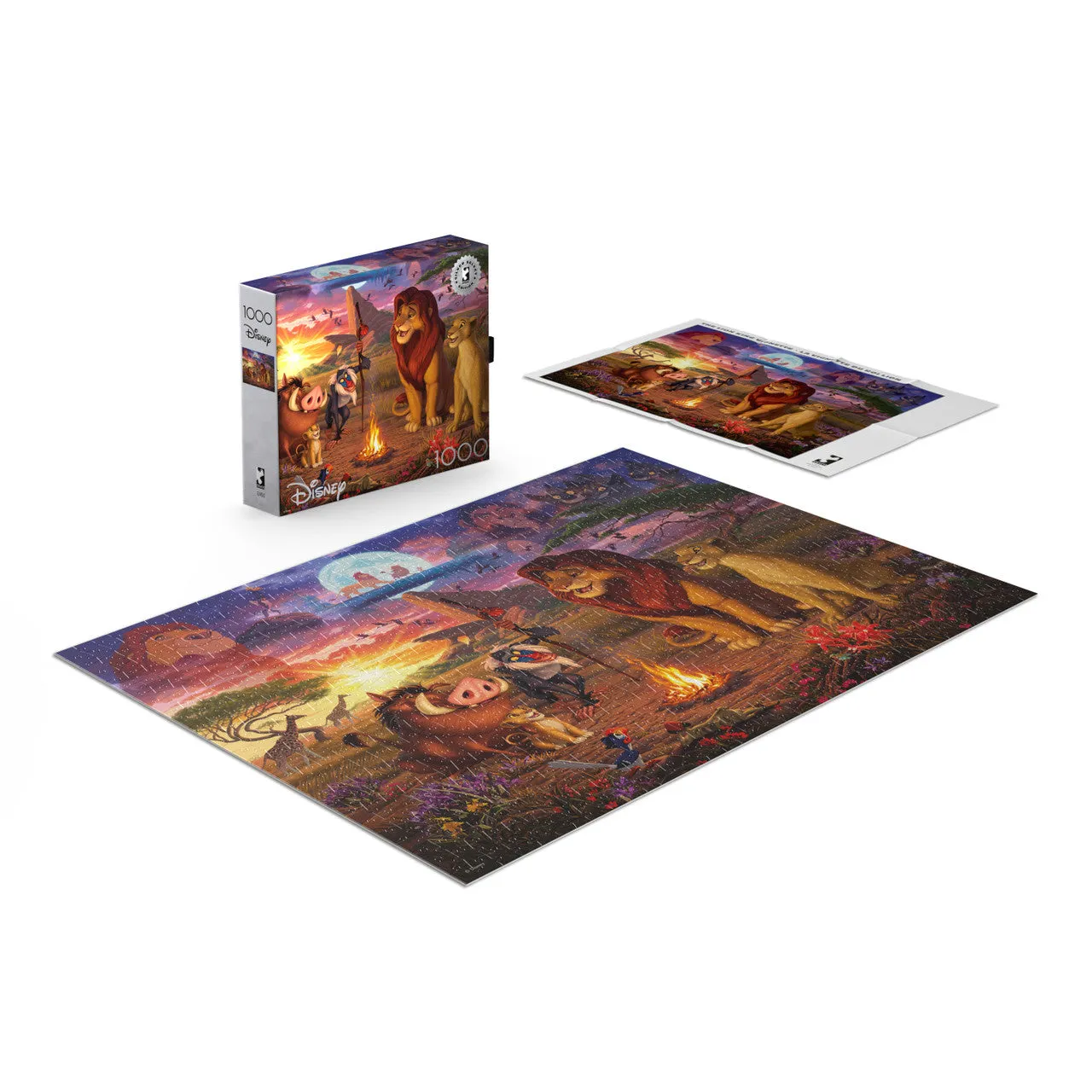 Buffalo Games Silver Select Disney Lion King puslespil 1000 brikker film