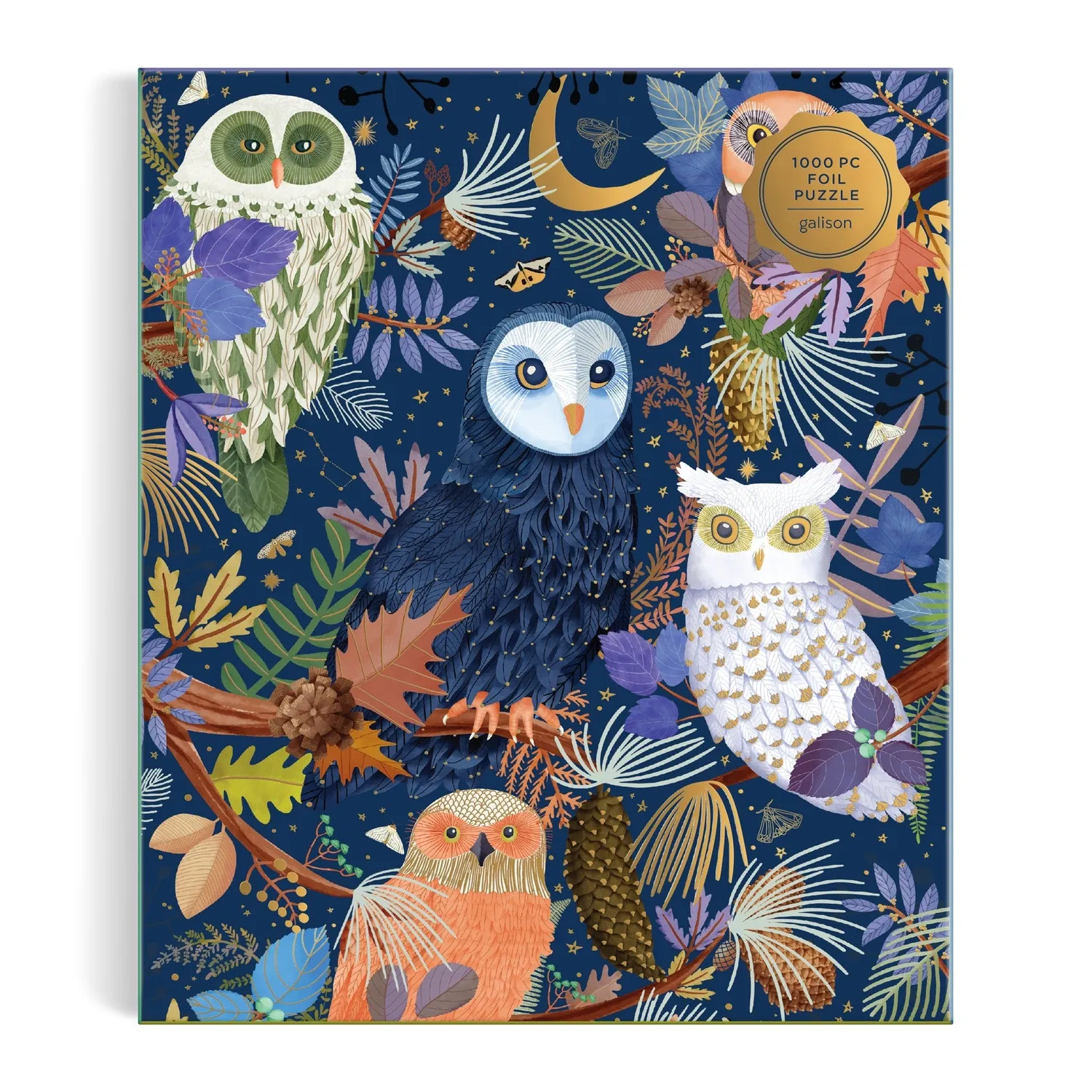Good Puzzle Co. Owls at Dawn foliepuslespil 1000 brikker ugler