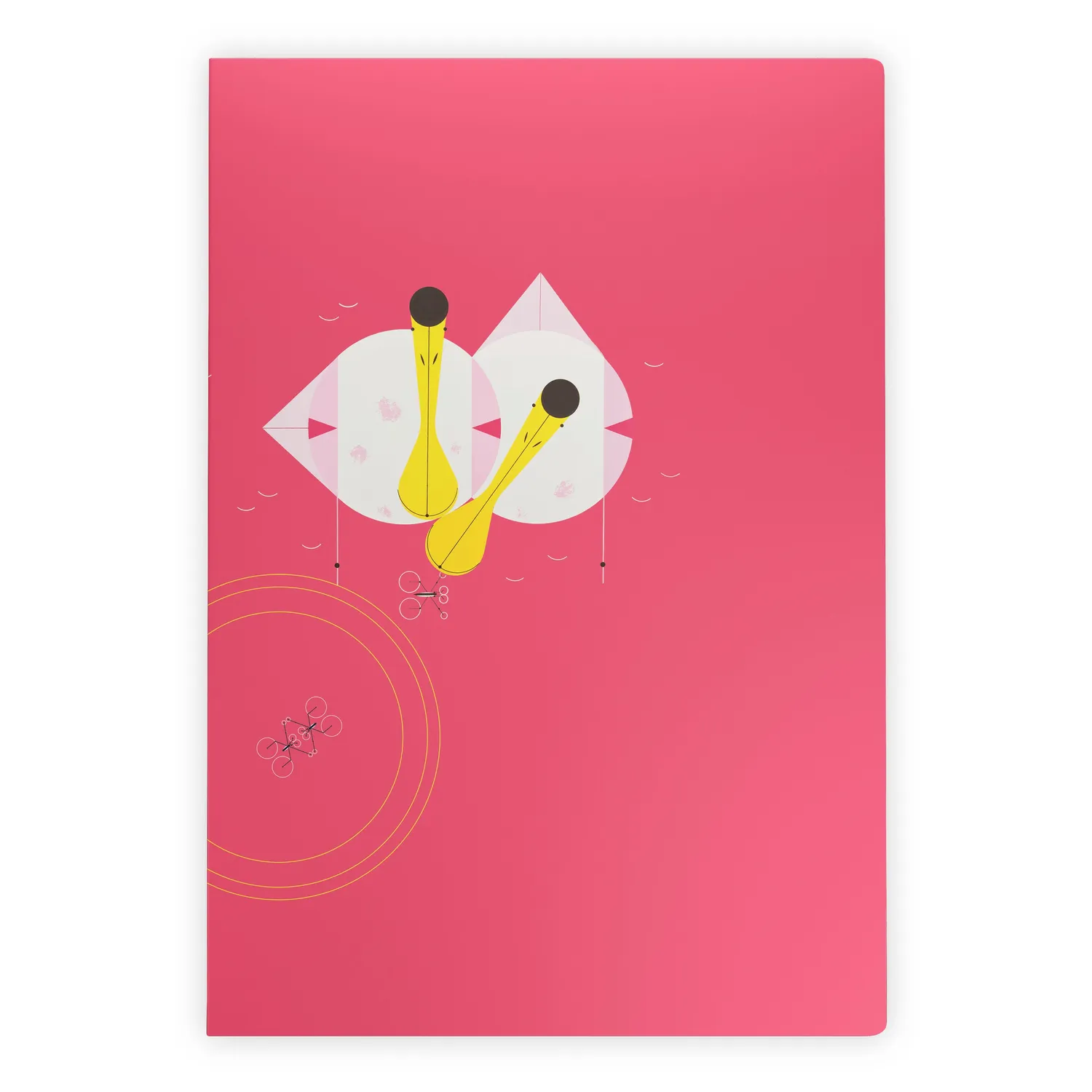 Pomegranate Charley Harper notesbøger fugle sæt