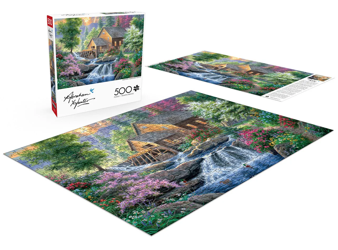 Buffalo Games Summertime Mill puslespil 500 brikker natur