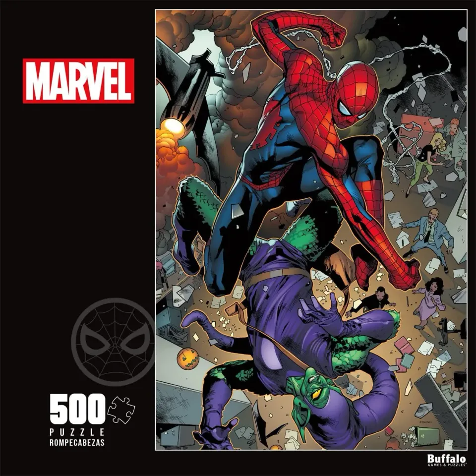Buffalo Games Marvel Go Down Swinging puslespil 500 brikker