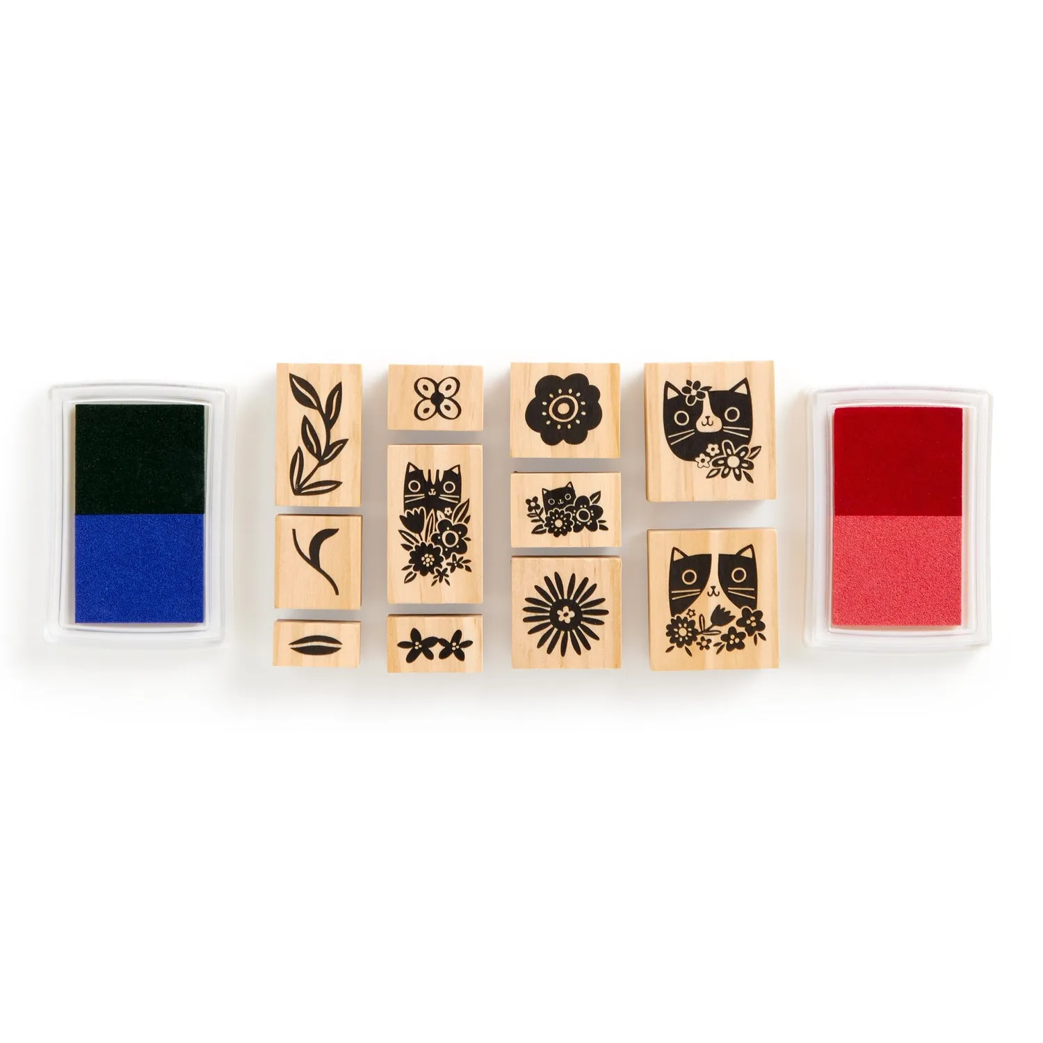 Good Puzzle Co. Blooming Cats stempelsæt katte 11 dele