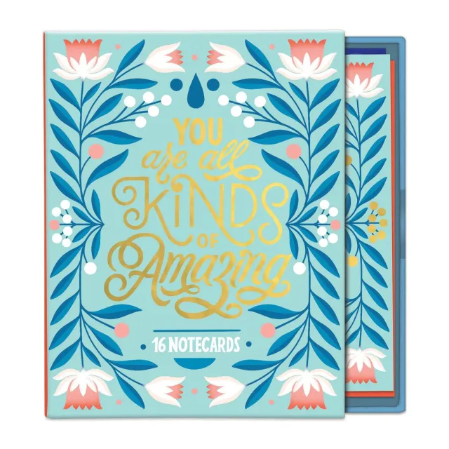 Good Puzzle Grau Amazing lykønskningskort 16 stk guld