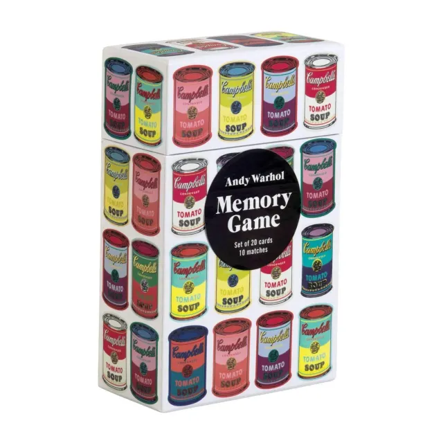 Good Puzzle Co. Andy Warhol memoryspil 20 kort suppedåser
