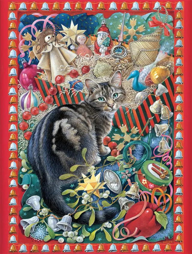 Buffalo Games Christmas Cat-tastrophy puslespil 750 brikker