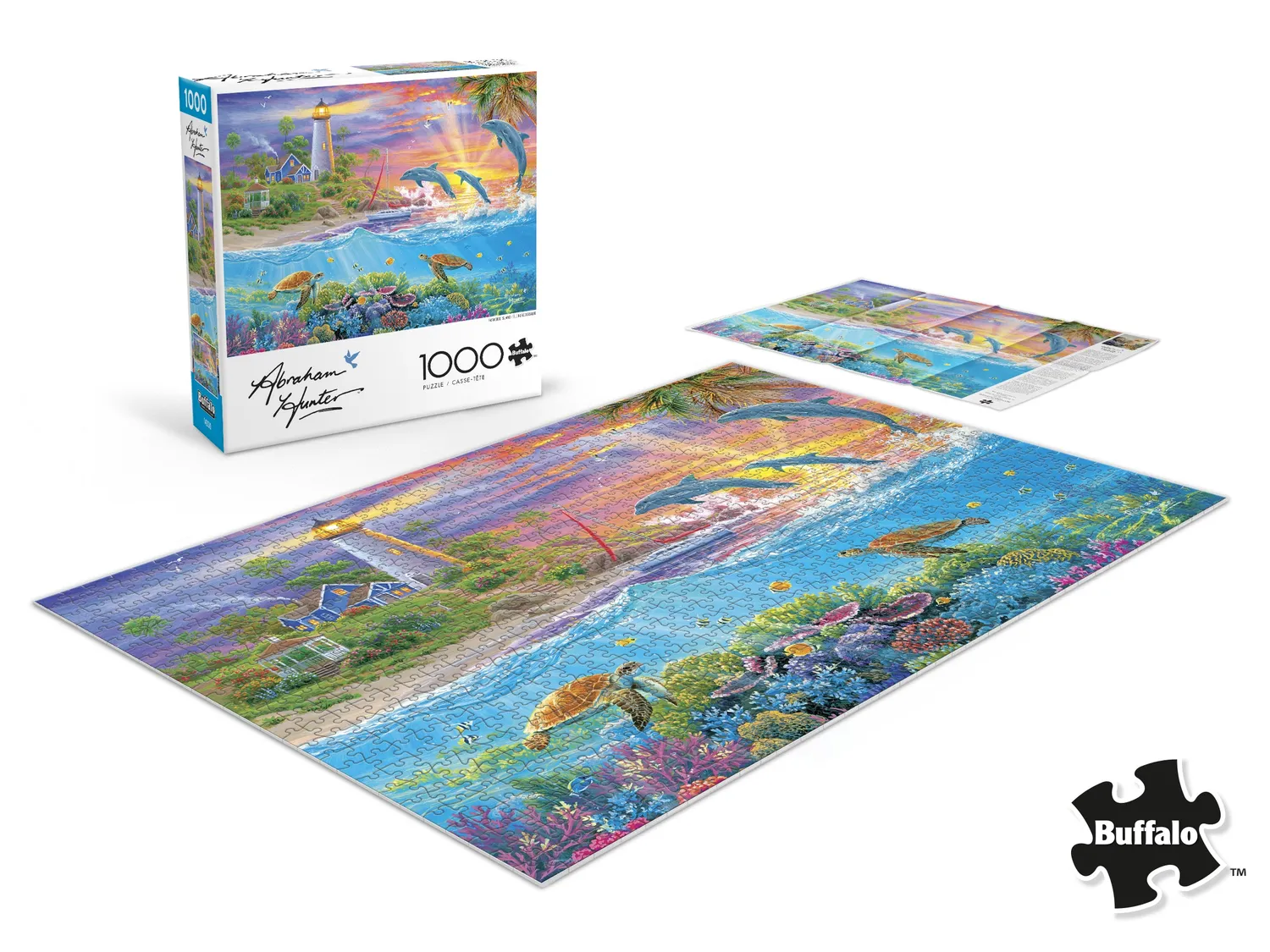 Buffalo Games Hunter Paradise Island puslespil 1000 brikker