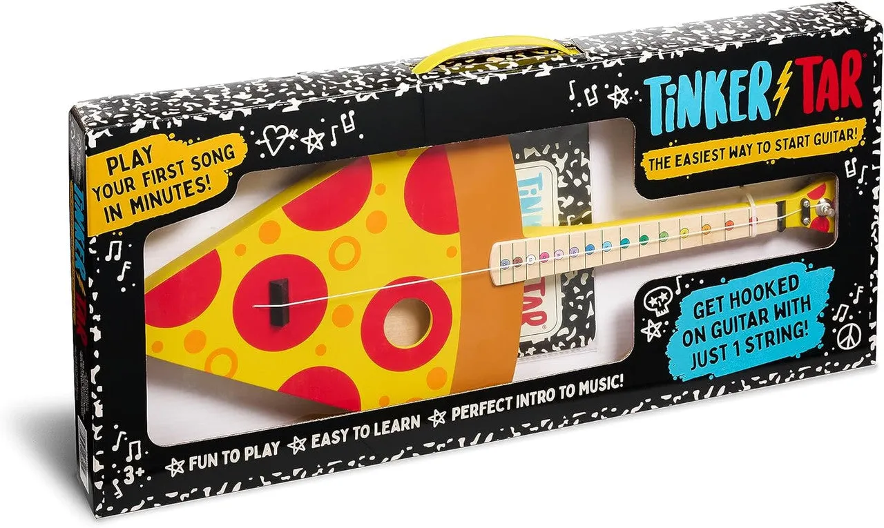 Tinkertar Pizza Guitar børneguitar 1 streng legetøj