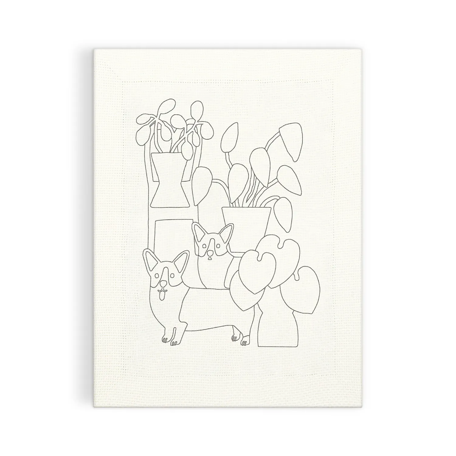 Good Puzzle Co. Corgi Friends punch needle sæt broderi