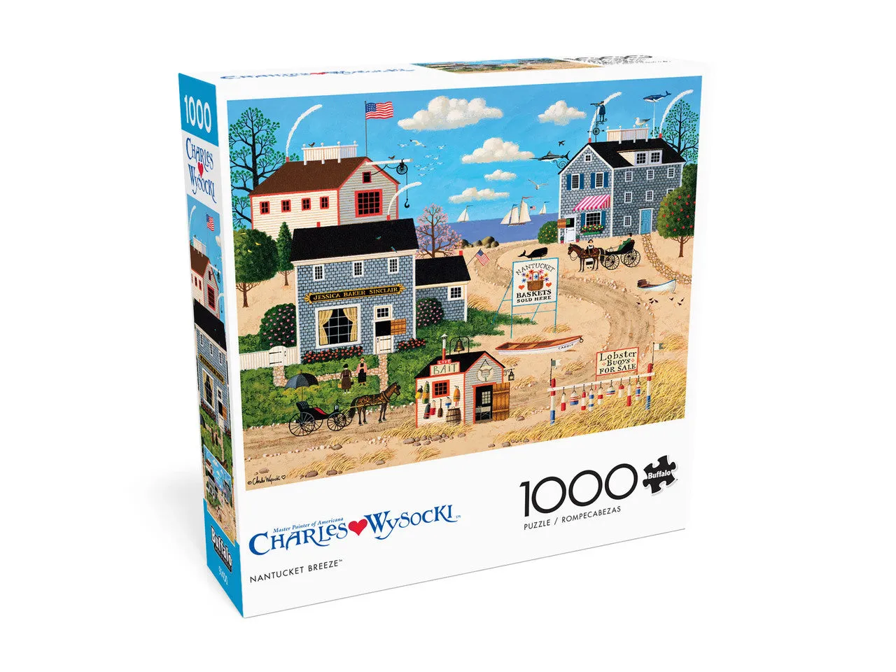 Buffalo Games Wysocki Nantucket Breeze puslespil 1000 brikker