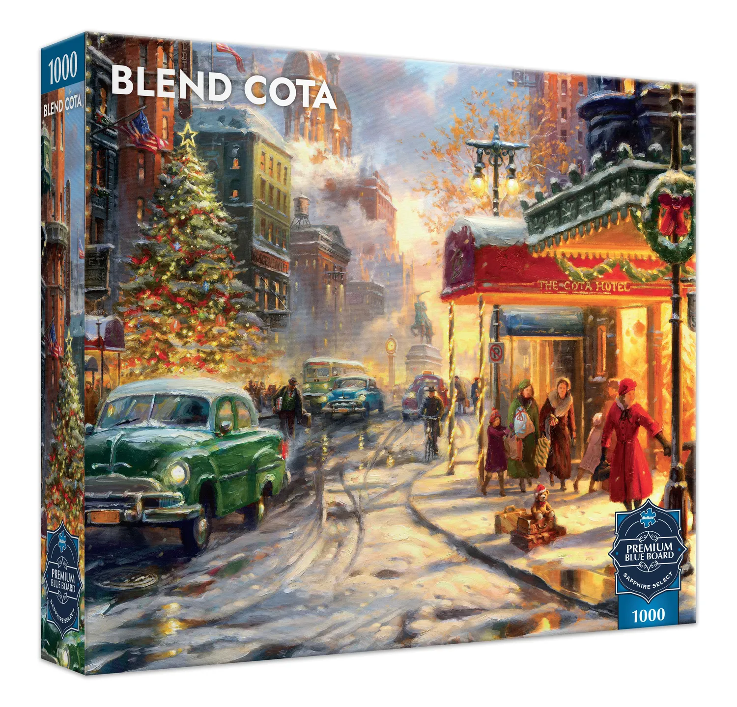 Buffalo Games Christmas Main Street puslespil 1000 brikker jul