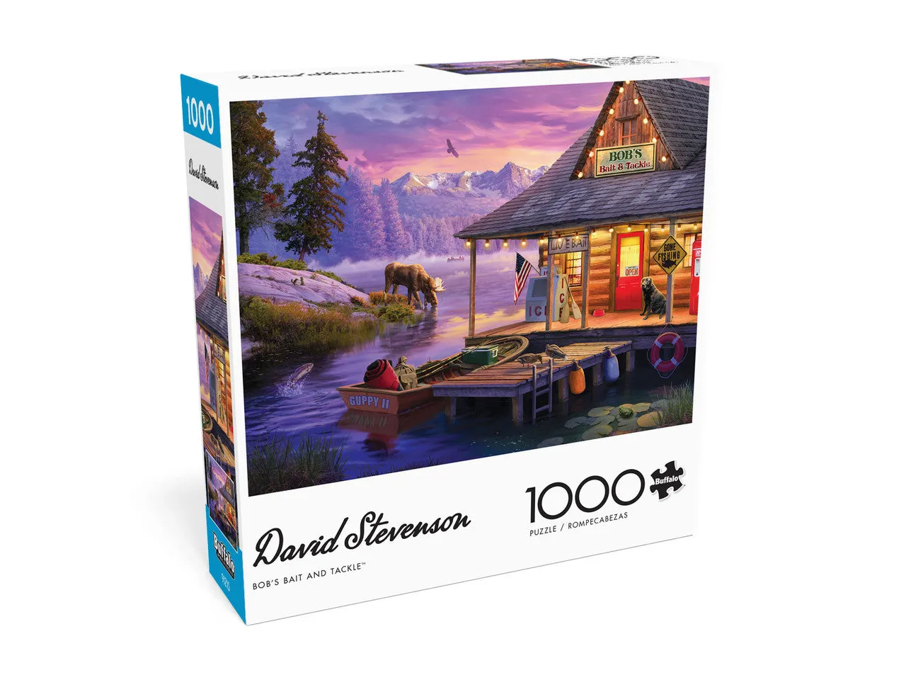 Buffalo Games Escapes Bobs Bait puslespil 1000 brikker vinter
