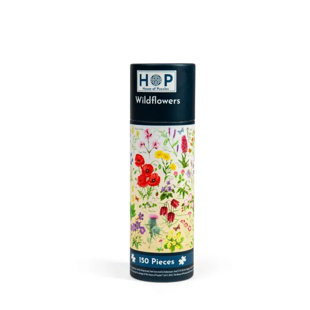 House of Puzzles Wildflowers puslespil tube 150
