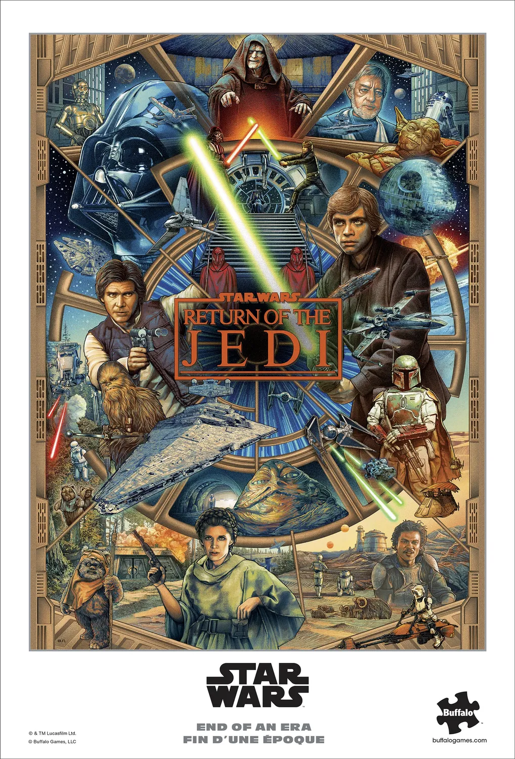 Buffalo Games Star Wars End of an Era puslespil 1000 collage
