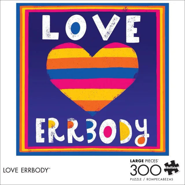 Buffalo Games Love Errbody puslespil 300 store brikker hjerte