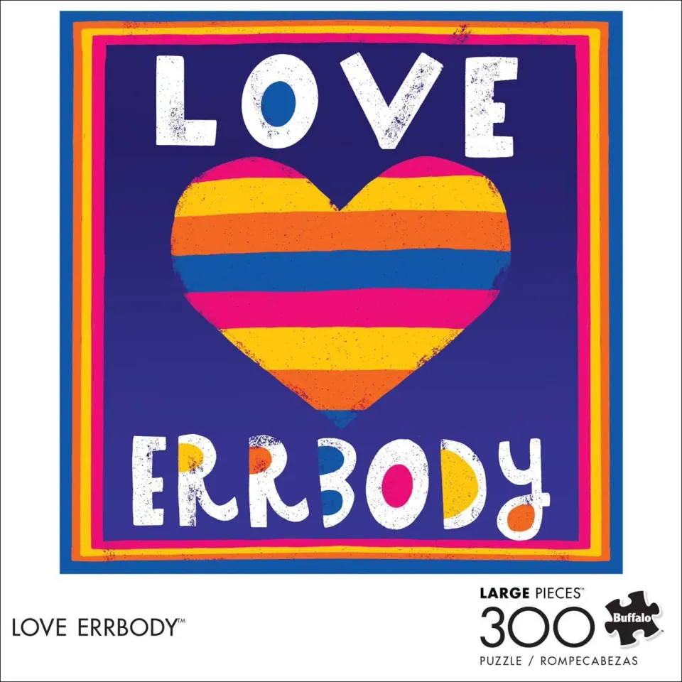 Buffalo Games Love Errbody puslespil 300 store brikker hjerte