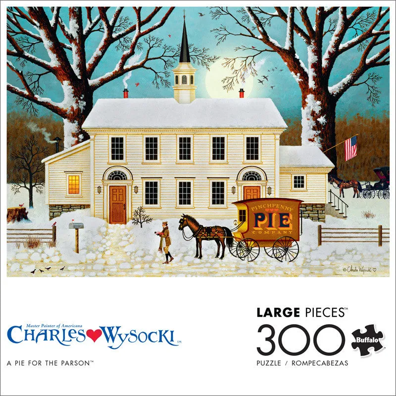 Buffalo Games Charles Wysocki A Pie for the Parson puslespil 300 brikker