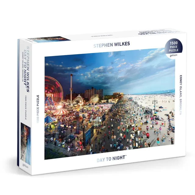 Good Puzzle Co. Day to Night Coney Island puslespil 1500 brikker