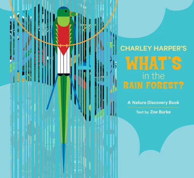 Pomegranate Charley Harper What's in the Rain Forest børnebog dyr
