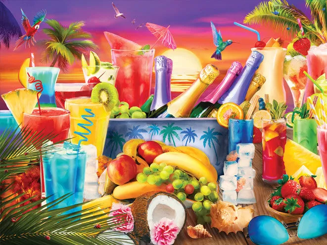 Buffalo Games Happy Hour 2 puslespil 1500 brikker drinks