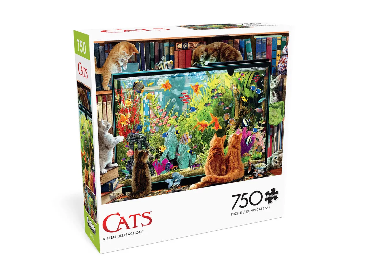 Buffalo Games Cats Kitten Distraction puslespil 750 brikker killinger