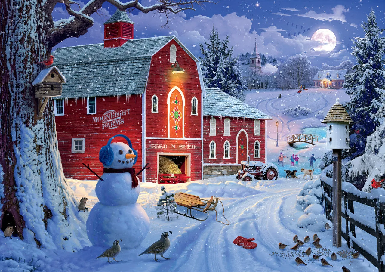 Buffalo Games Country Life Winter Frolic puslespil 500 brikker sne