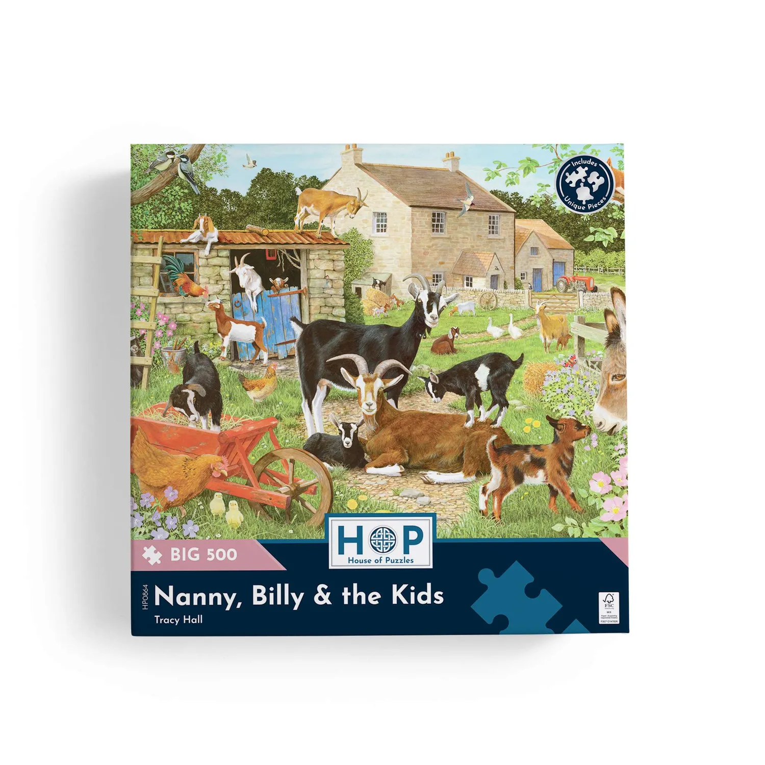 House of Puzzles BIG Nanny Billy Kids 500 puslespil geder