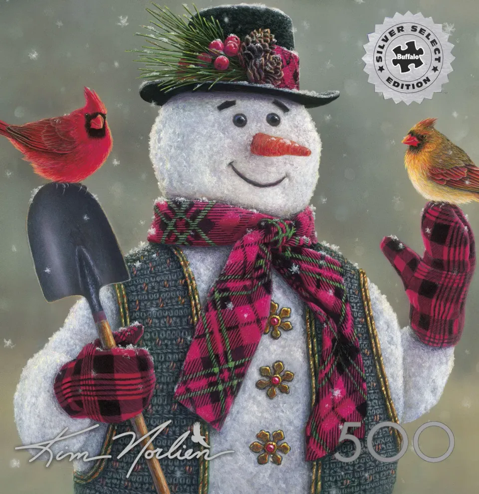 Buffalo Games Silver Select Snow Grandpa puslespil 500 brikker julemotiv
