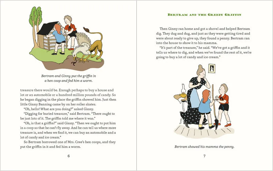 Pomegranate Bertram and His Fabulous Animals børnebog dyr