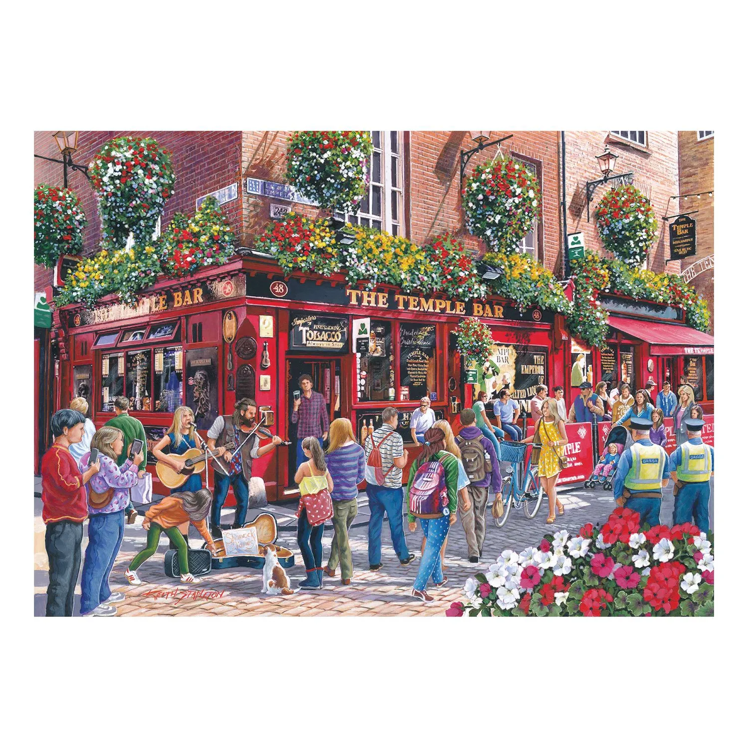 House of Puzzles Temple Bar puslespil 1000 brikker bygninger