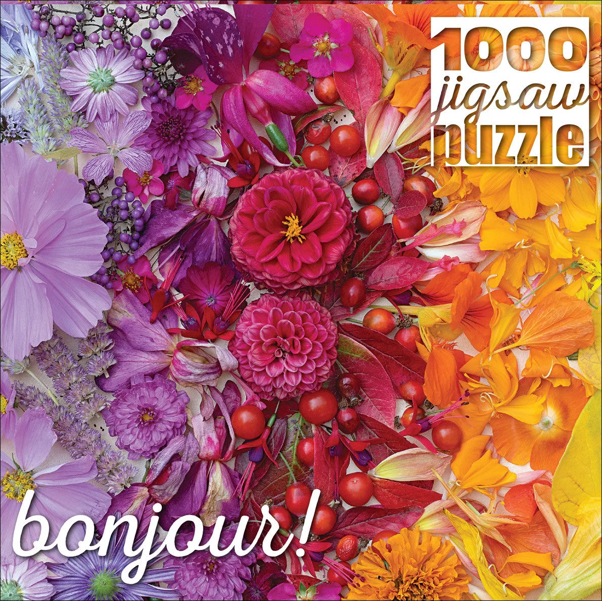 Buffalo Games Bonjour Gradient Flora puslespil 1000 brikker blomst
