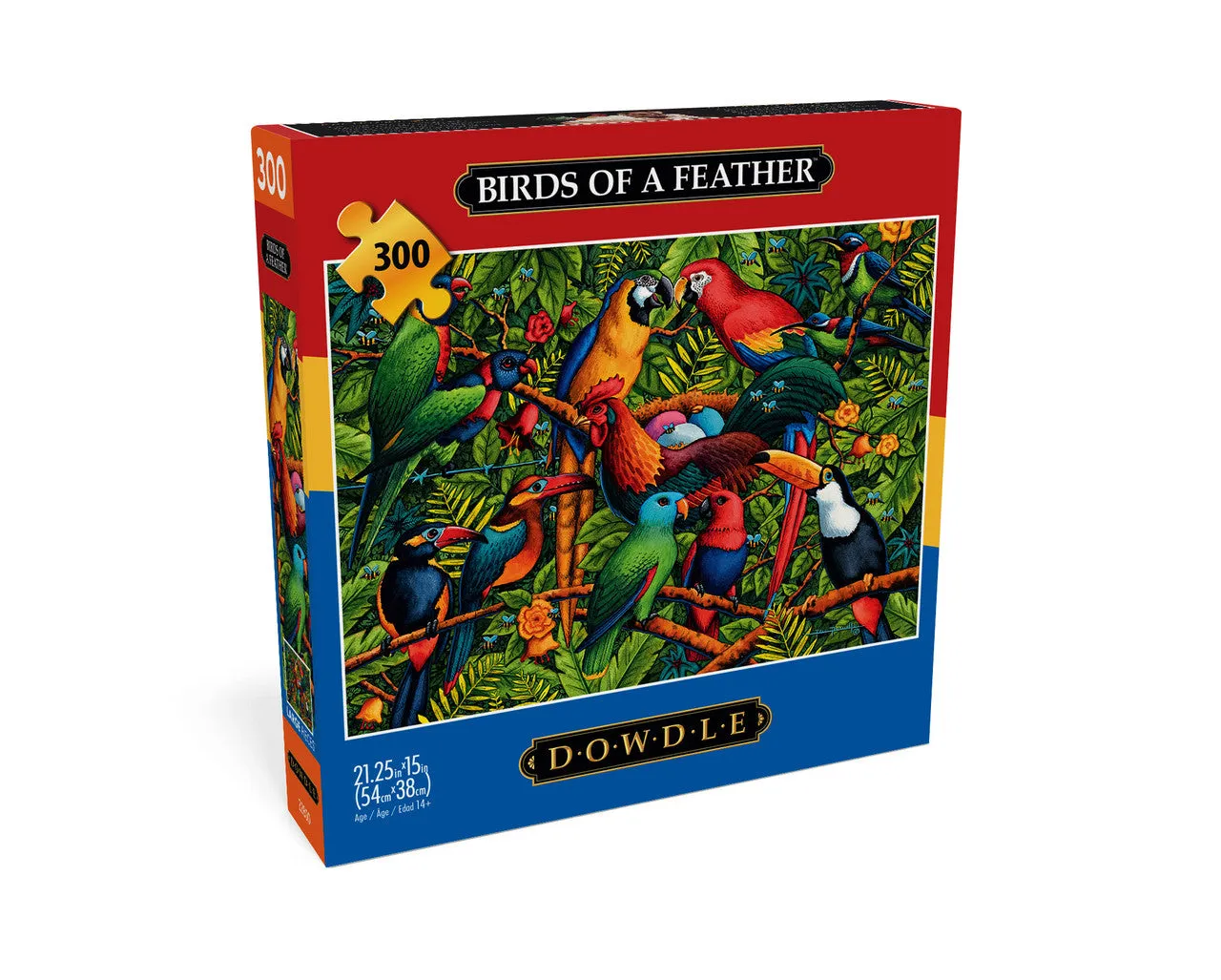 Buffalo Games Eric Dowdle Birds of a Feather puslespil 300 brikker